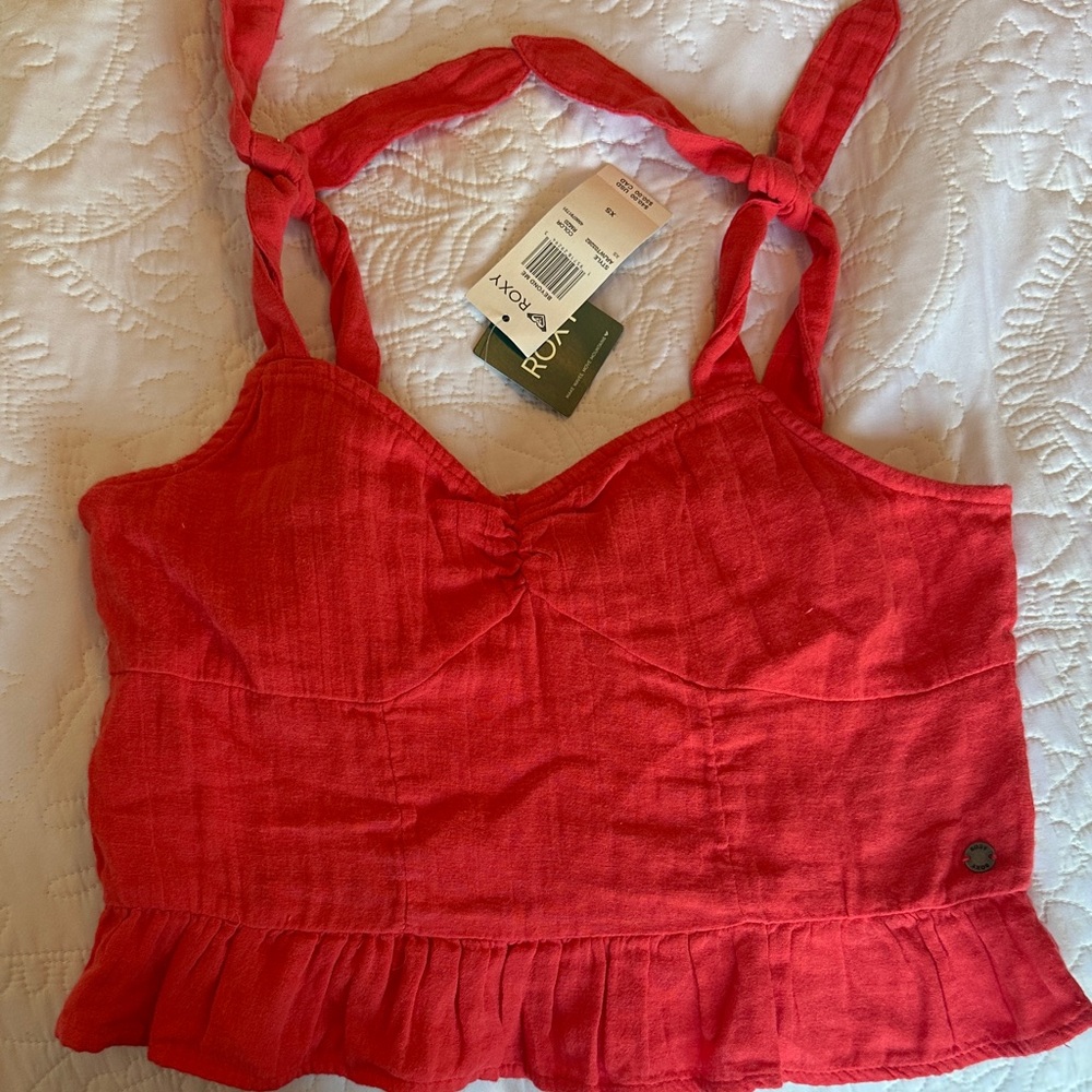 Women's Roxy Coral Sleeveless Crop Top